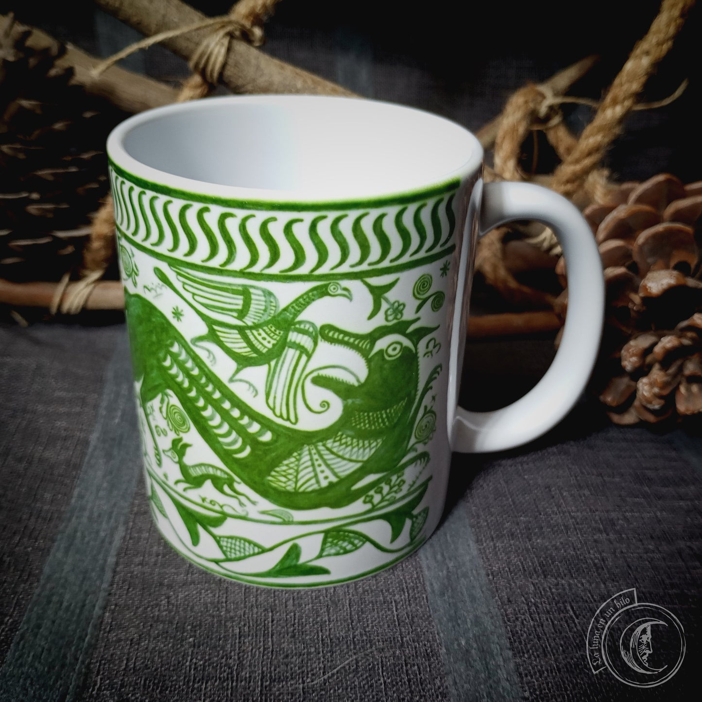 Ceramic mug 11 oz - Celtiberian Wolf -