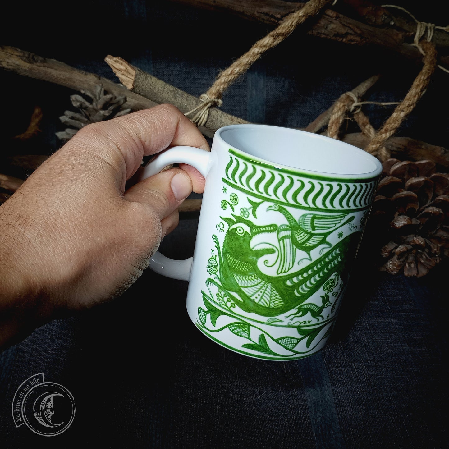 Ceramic mug 11 oz - Celtiberian Wolf -