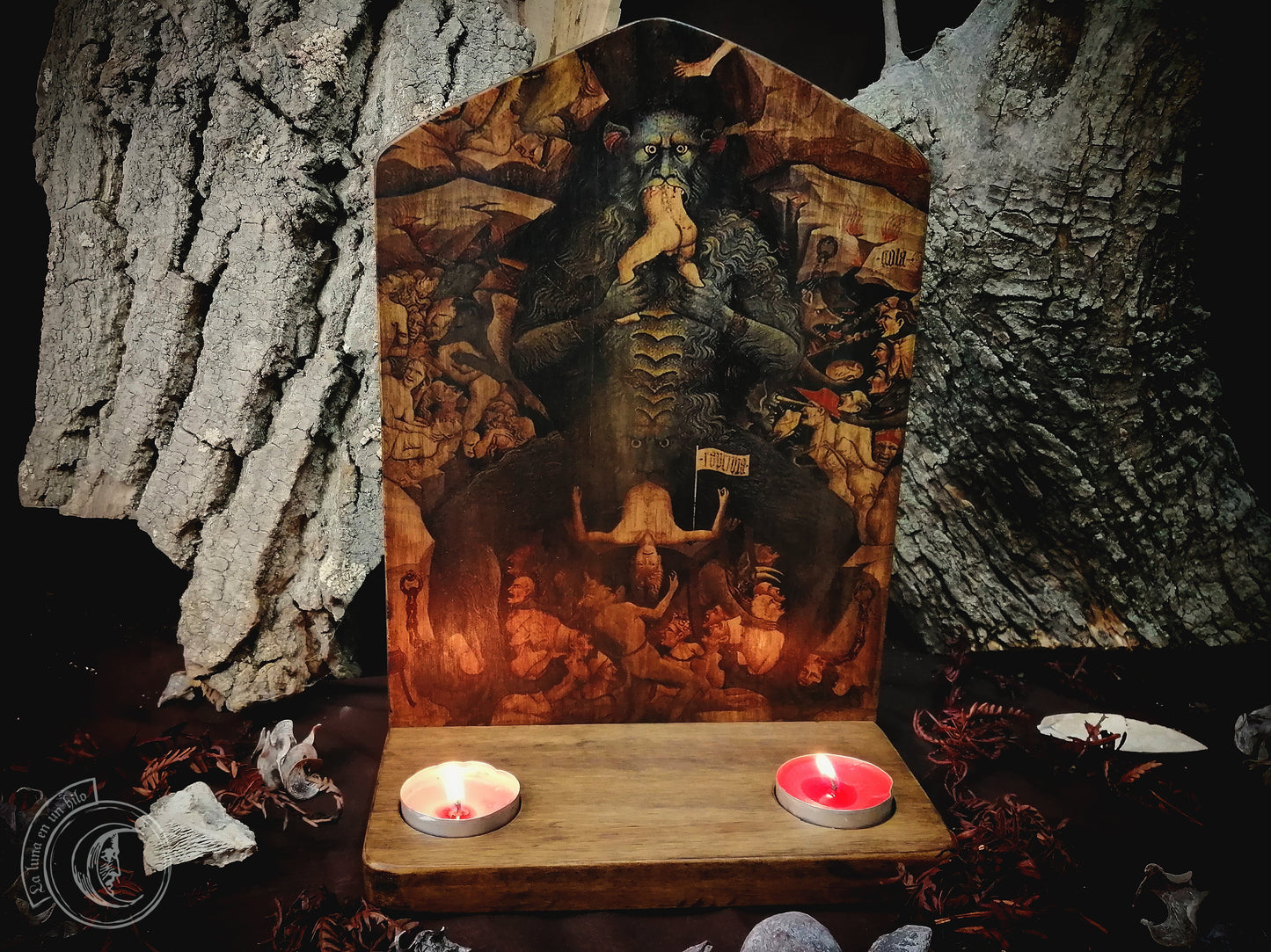 Ritual Altar Candle holder - Lucifer - Giovanni da Modena