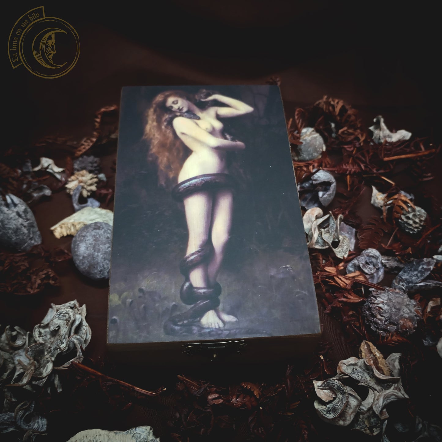 Tarot jewelry box - Lilith (John Collier) -