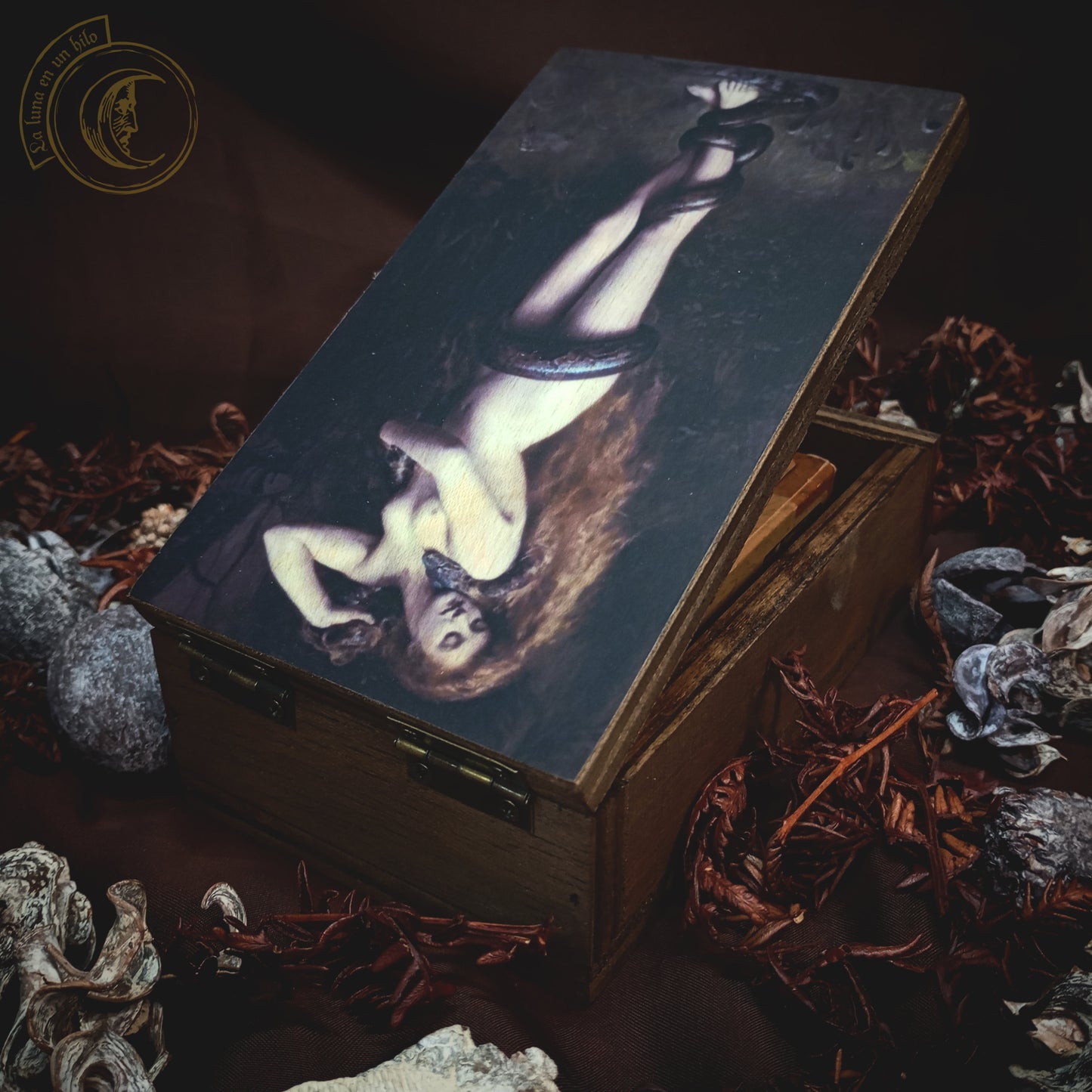 Tarot jewelry box - Lilith (John Collier) -