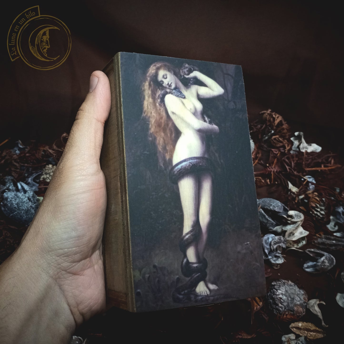 Tarot jewelry box - Lilith (John Collier) -