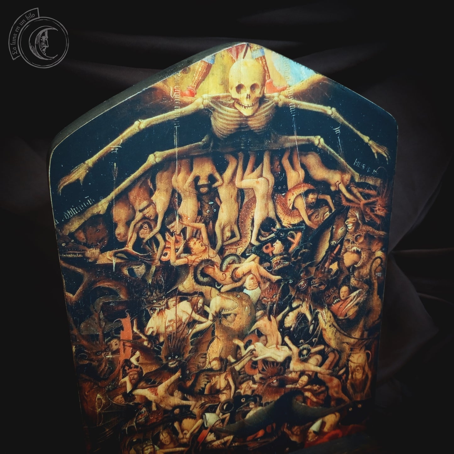 Ritual Altar Candle holder - Last Judgement - Jan van Eyck (XV)