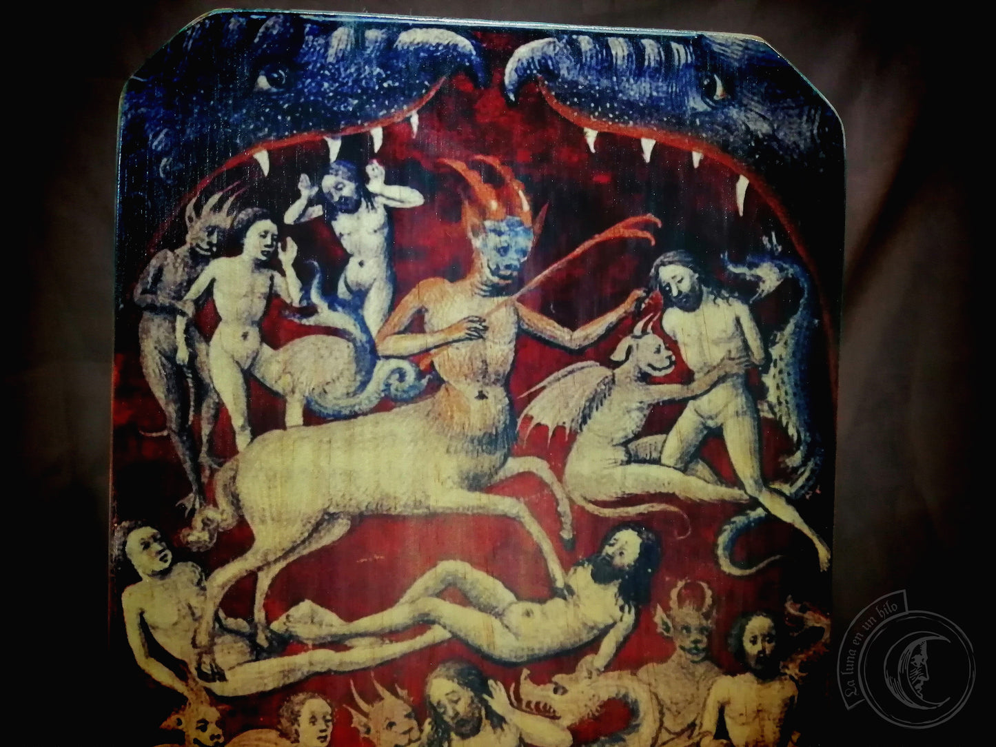 Ritual Altar Candle holder - Mouth of Hell - Medieval Demons (XV)