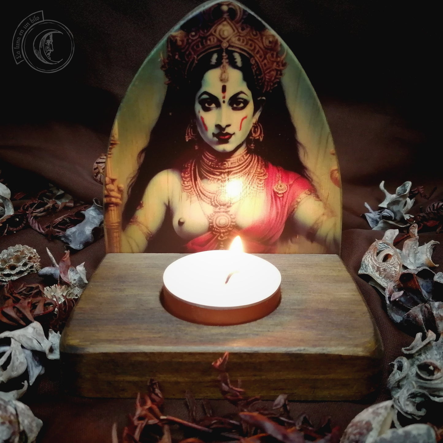 Maha Kali - Candle Holder -