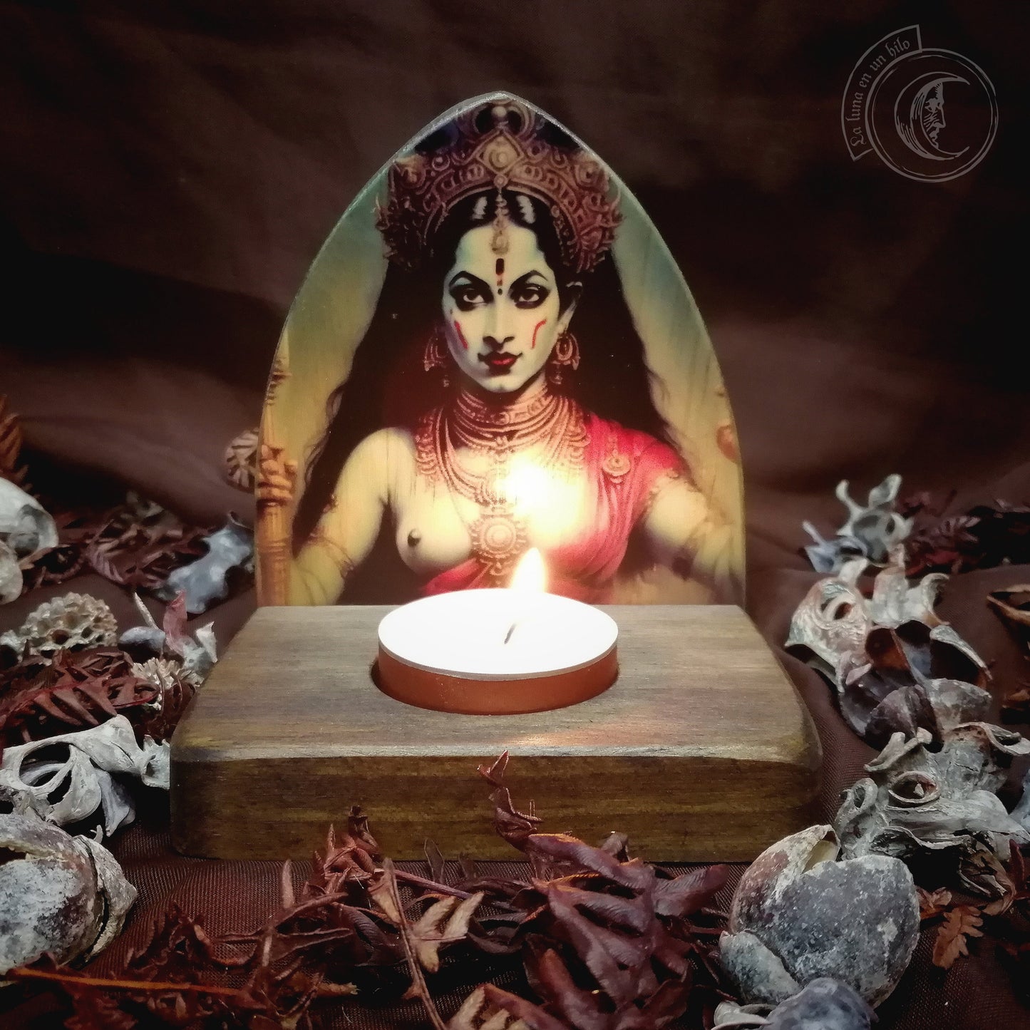 Maha Kali - Candle Holder -