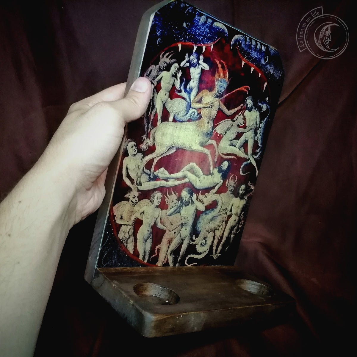 Ritual-Altar-Kerzenhalter - Höllenschlund - Mittelalterliche Dämonen (XV)