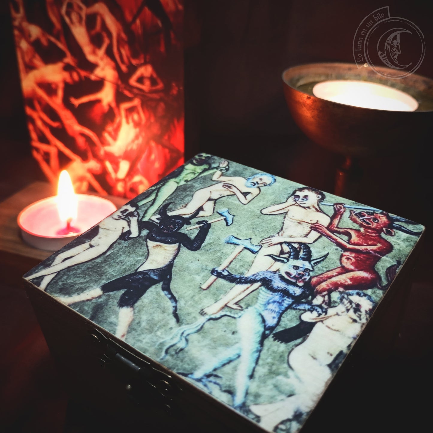 Set INFERNALIS - Decoración Demoníaca Medieval