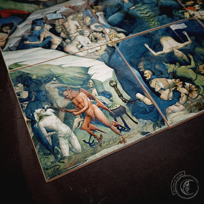 Keramikfliesen-Wandbild – Inferno von Giovanni da Modena