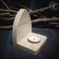 Wooden tealight holder - Candle holder -