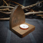 Wooden tealight holder - Candle holder -