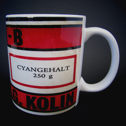 Vintage ceramic mug 11 oz - Zyklon B -