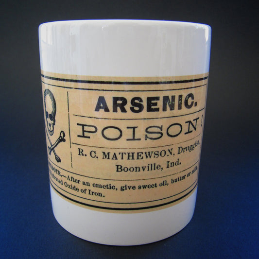 Vintage ceramic mug 11 oz - Arsenic -