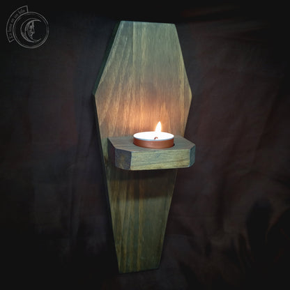 Coffin - Wall Candle Holder -
