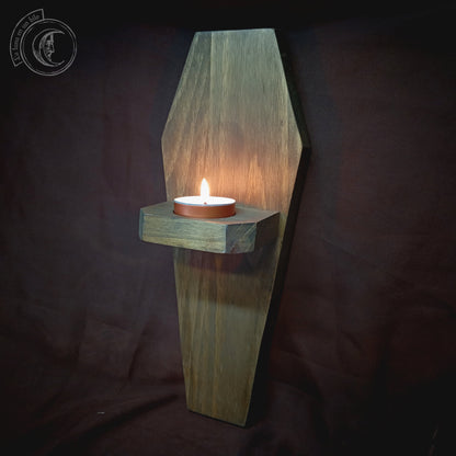 Coffin - Wall Candle Holder -
