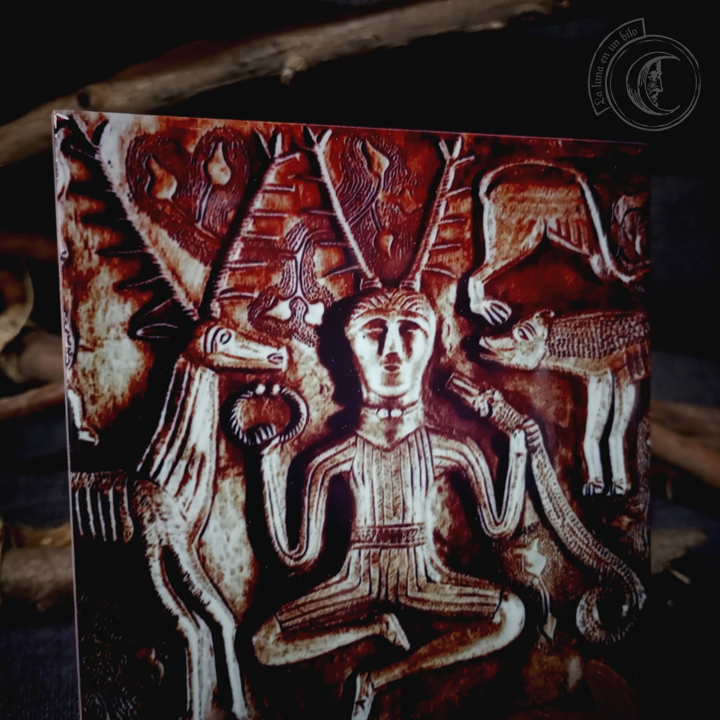 Cernunnos - Ceramic Tile Decor -