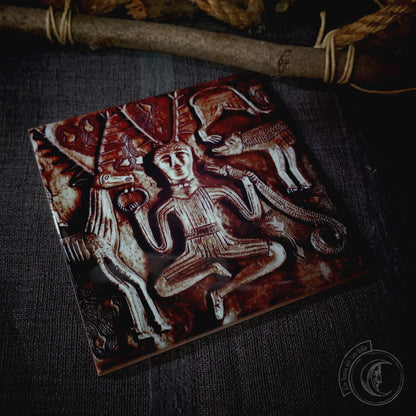 Cernunnos - Ceramic Tile Decor -