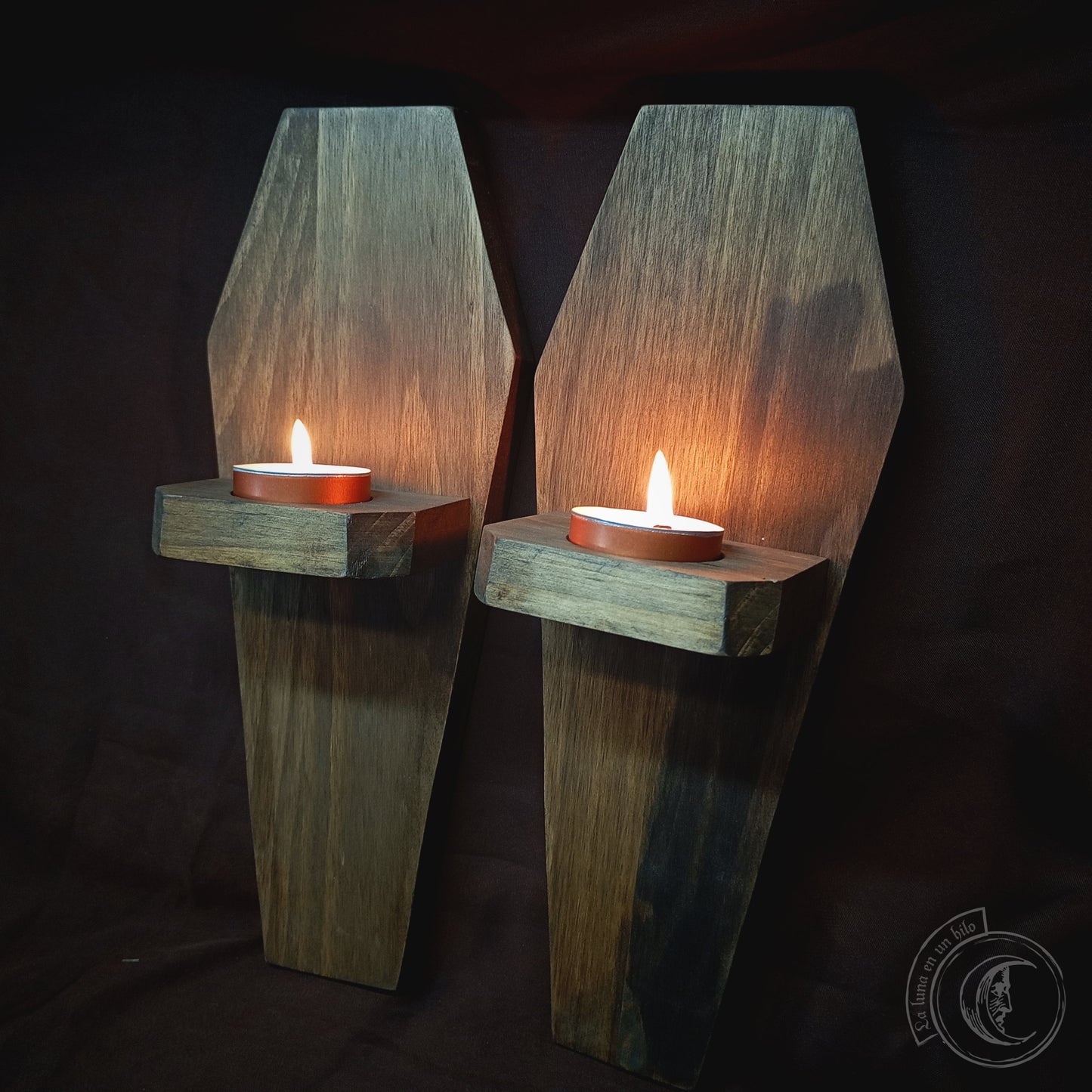 Coffin - Wall Candle Holder -