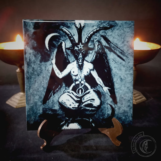 Baphomet - Ceramic Tile Decor -