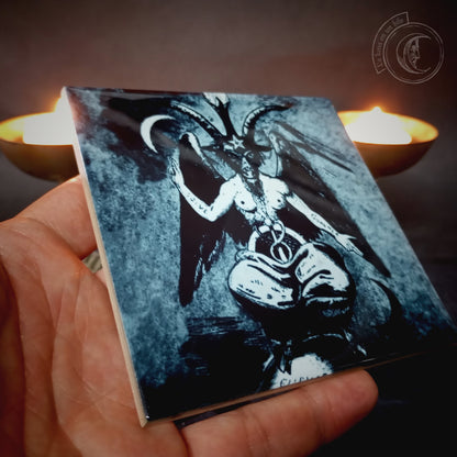 Baphomet - Ceramic Tile Decor -