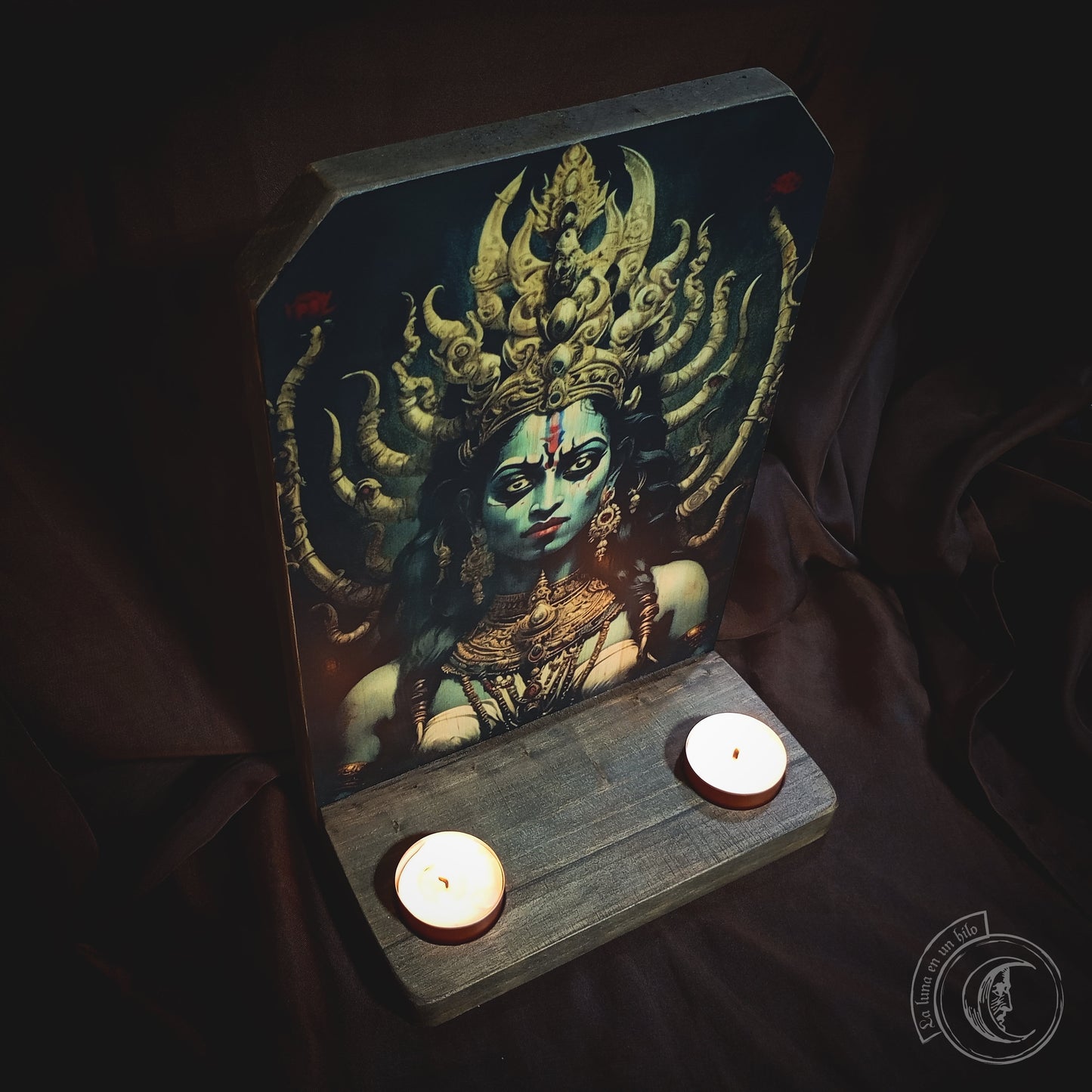 Ritual Altar Candle holder - Maha Kali - II
