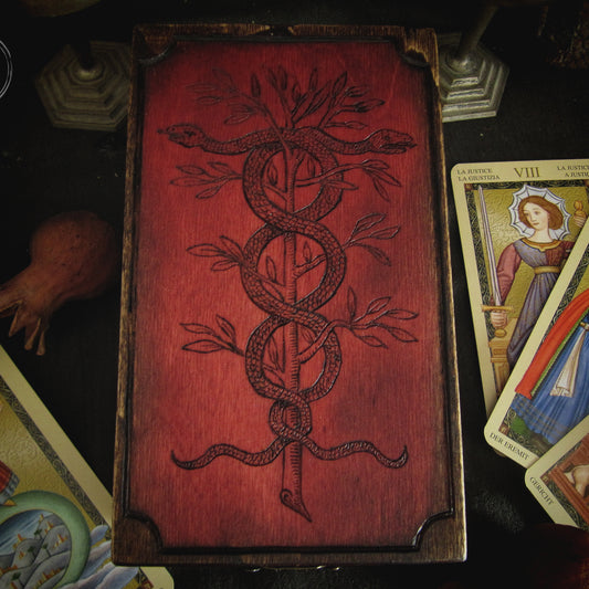 Tarot jewelry box - Rerum Sapientia Custos -