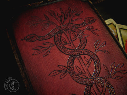 Tarot jewelry box - Rerum Sapientia Custos -