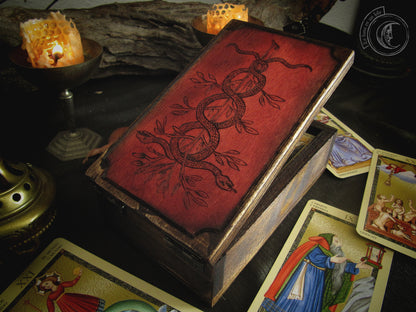 Tarot jewelry box - Rerum Sapientia Custos -