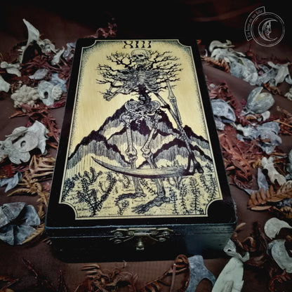 Tarot jewelry box - The Death -