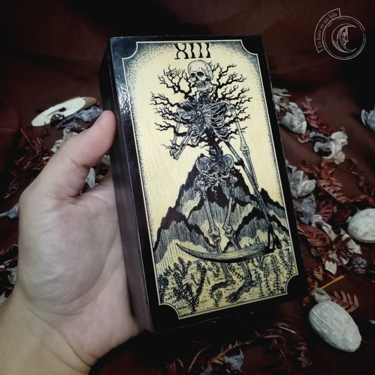 Tarot jewelry box - The Death -