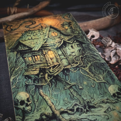 Tarot jewelry box - Baba Yaga's Hut -