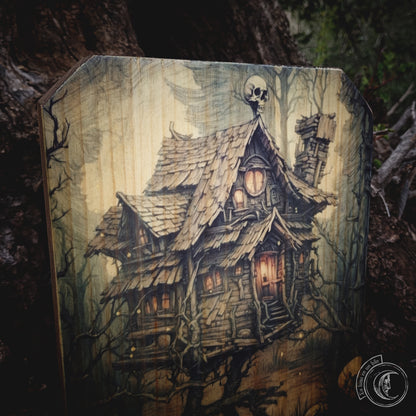 Ritual Altar Candle holder - Baba Yaga's Hut -