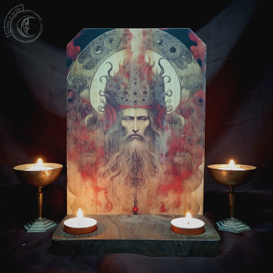 Ritual Altar Candle holder - Ahura Mazda -