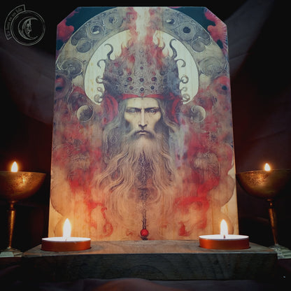 Ritual Altar Candle holder - Ahura Mazda -