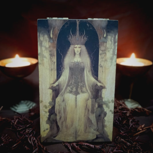 Tarot jewelry box - The Empress -