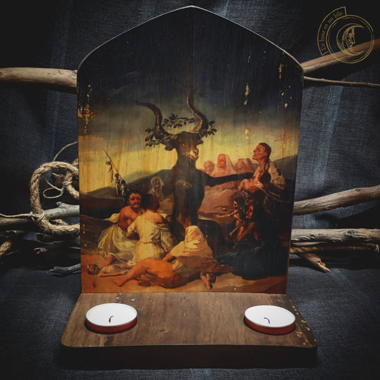 Ritual Altar Candle holder - Witches' Sabbath (Goya) -