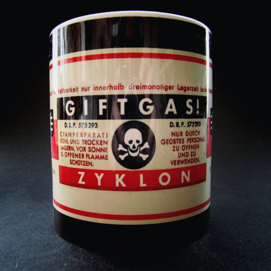 Vintage ceramic mug 11 oz - Zyklon B II -