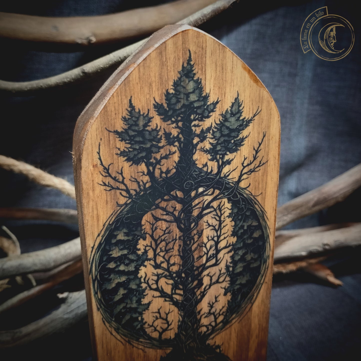 Yggdrasil II - Wall Candle Holder -