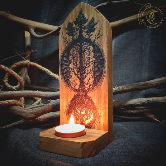 Yggdrasil II - Wall Candle Holder -