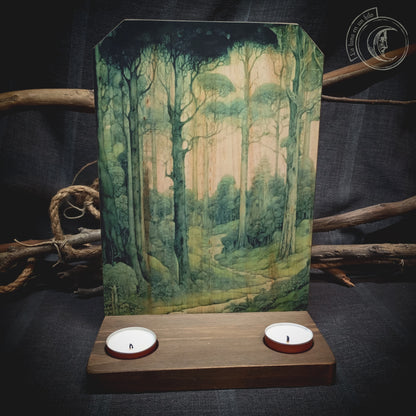 Ritual Altar Candle holder - Forest -