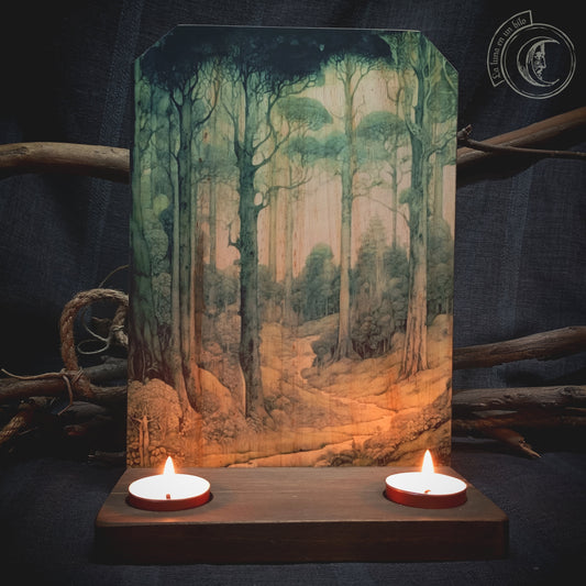 Ritual Altar Candle holder - Forest -