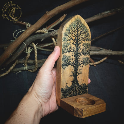 Yggdrasil, Tree of life - Wall Candle Holder -