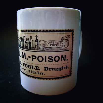 Vintage ceramic mug 11 oz - Laudanum -