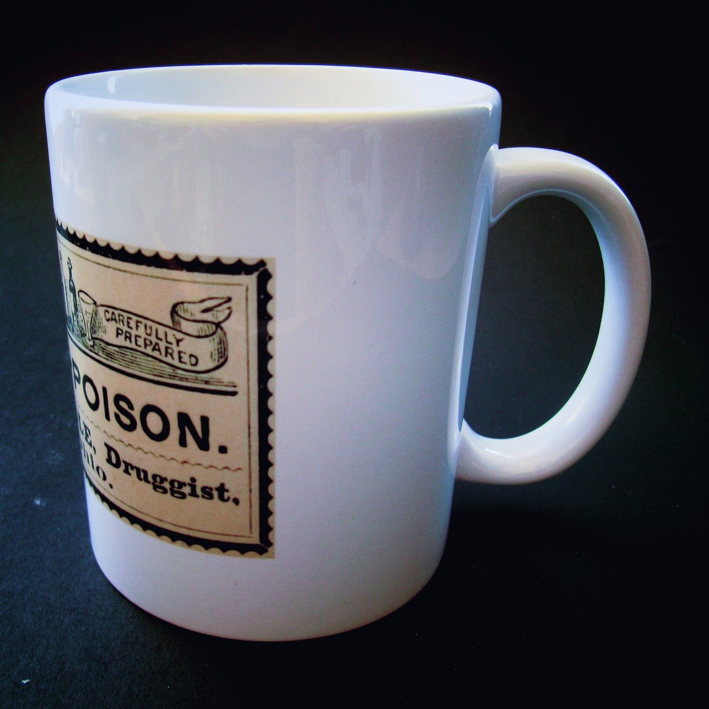 Vintage ceramic mug 11 oz - Laudanum -
