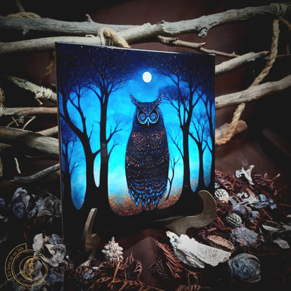 Mystic Owl - Ceramic Tile Decor -