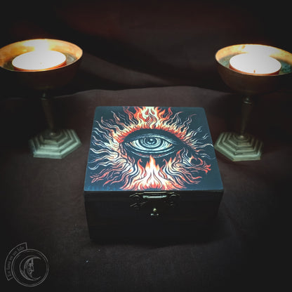 Small Wooden Box - Witch Eye -