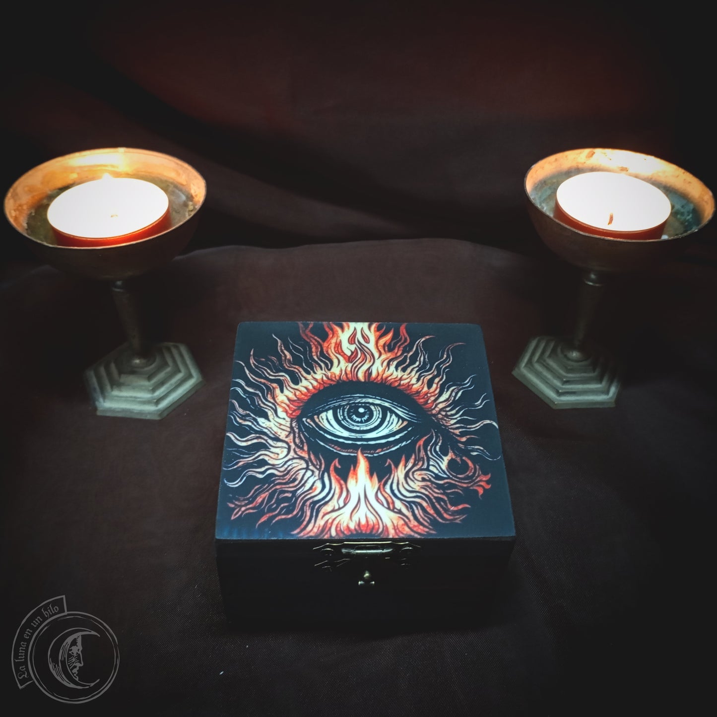 Small Wooden Box - Witch Eye -
