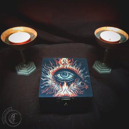 Small Wooden Box - Witch Eye -