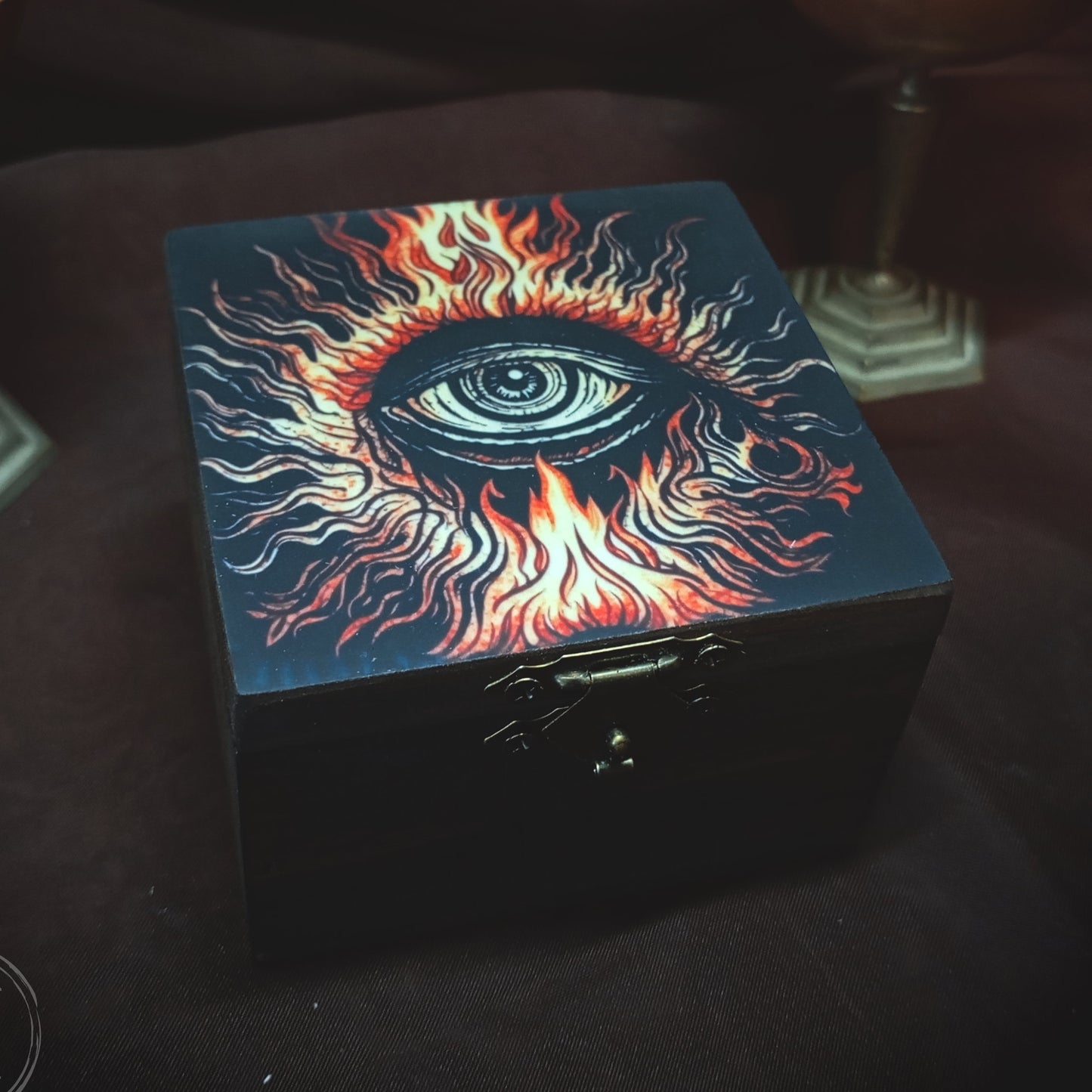 Small Wooden Box - Witch Eye -