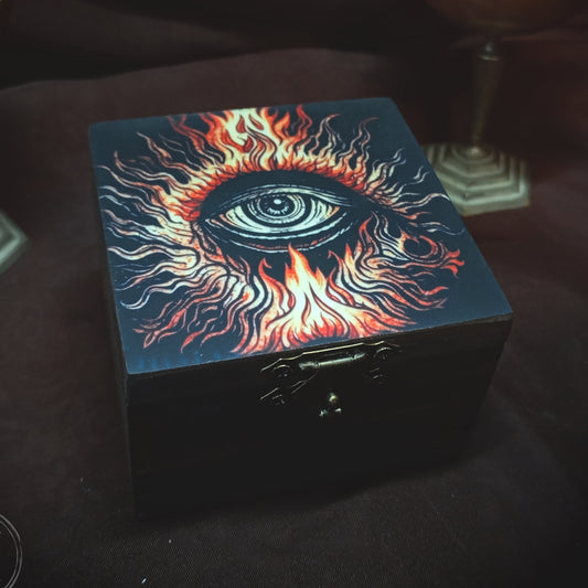 Small Wooden Box - Witch Eye -
